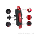 Bike Signal Tail Light USB Rechargeable Bicycle Light